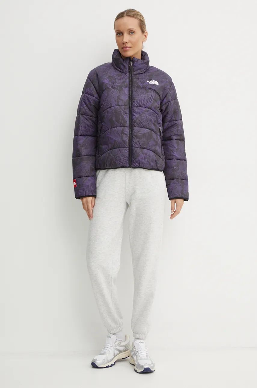 Prešívaná bunda The North Face TNF Jacket 2000 Purple Print Winter Puffer Jacket Fialová | NF0A7URF3VI1, 1