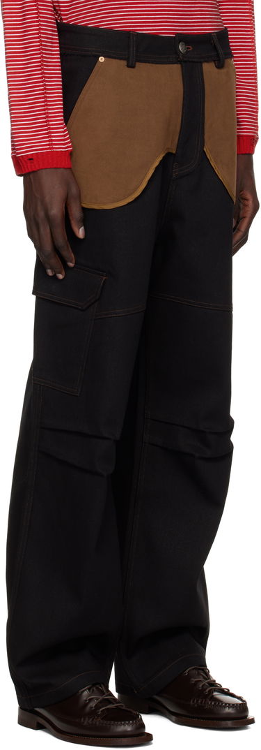 Cargo nohavice Andersson Bell Andersson Bell Inside Out Denim Cargo Pants Čierna | apa785m, 1