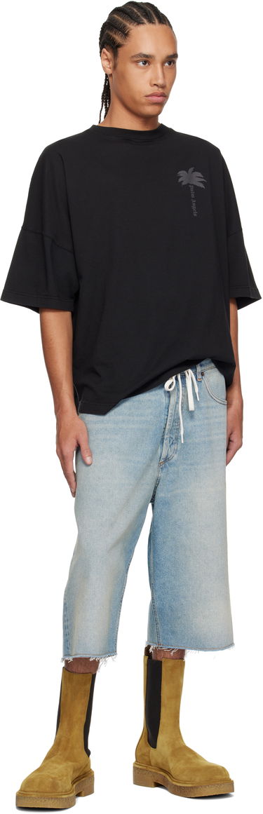 Tričko Palm Angels Palm Angels Palms Over T-Shirt Čierna | PMAA002S25JER0041313, 3