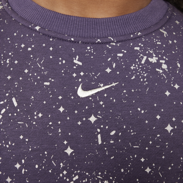 Mikina Nike Sportswear Club Fleece Crewneck Sweatshirt Fialová | HF4393-573, 3