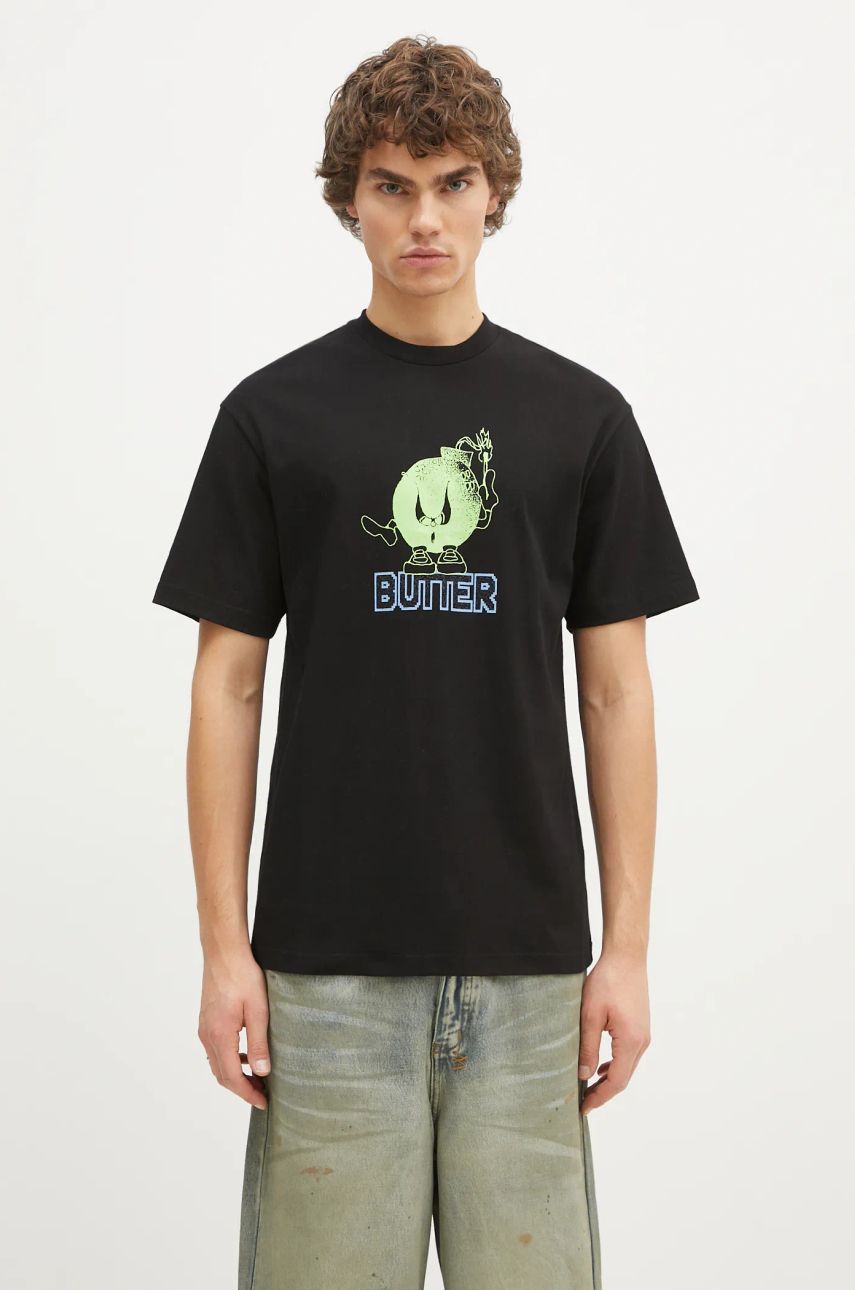 Tričko Butter Goods Black Graphic T-Shirt Čierna | BG243100, 0