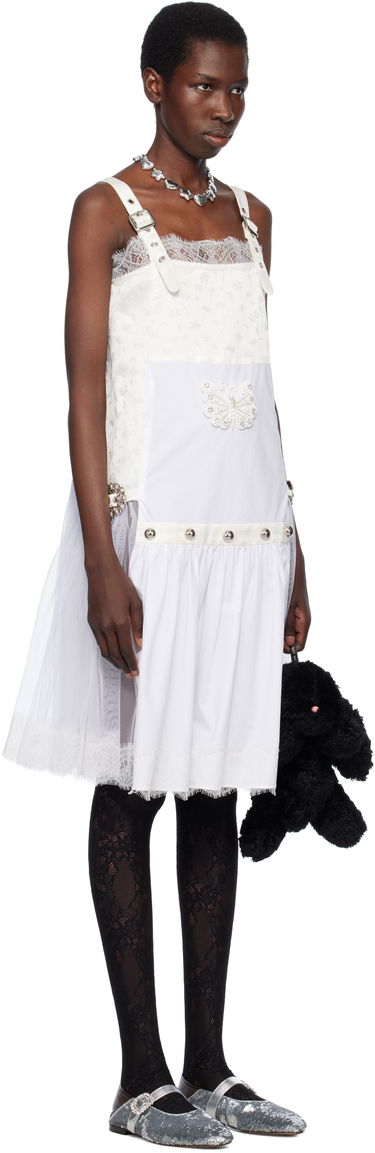 Šaty Chopova Lowena Chopova Lowena Nohow Nightie Midi Dress Biela | 1292, 1