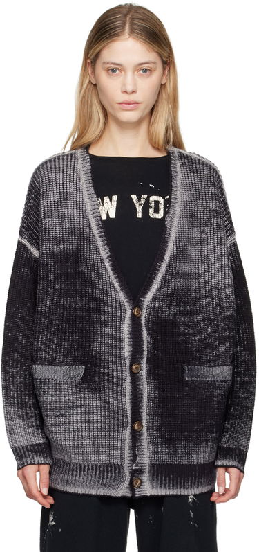 Sveter R13 R13 Oversized Knit Cardigan Šedá | R13WY198 Y158B, 0