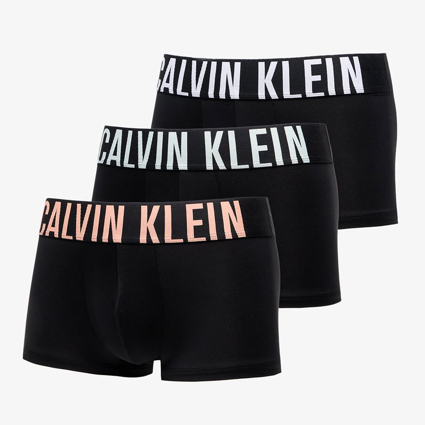 Boxerky CALVIN KLEIN Low Rise Microfiber Stretch Trunk 3-Pack Black Čierna | 000NB3611A VVN