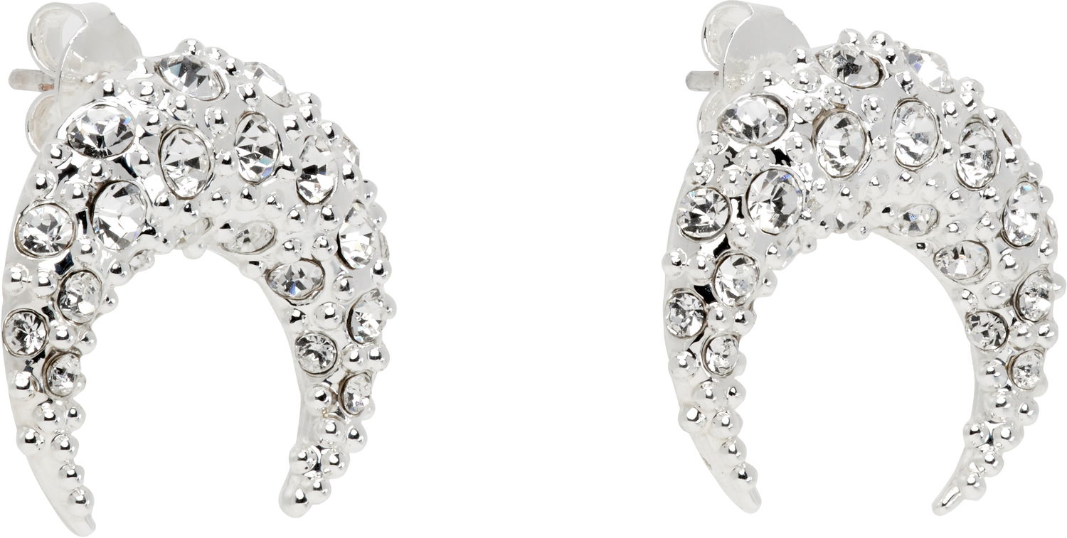 Náušnice Marine Serre Marine Serre Moon Crystal Stud Earrings Metalická | UJW075A RMET0001, 1