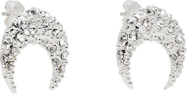 Náušnice Marine Serre Marine Serre Moon Crystal Stud Earrings Metalická | UJW075A RMET0001, 1