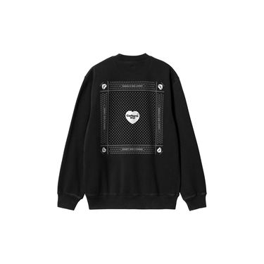 Sveter Carhartt WIP Heart Bandana Crewneck Čierna | I033246_0D2_06, 4