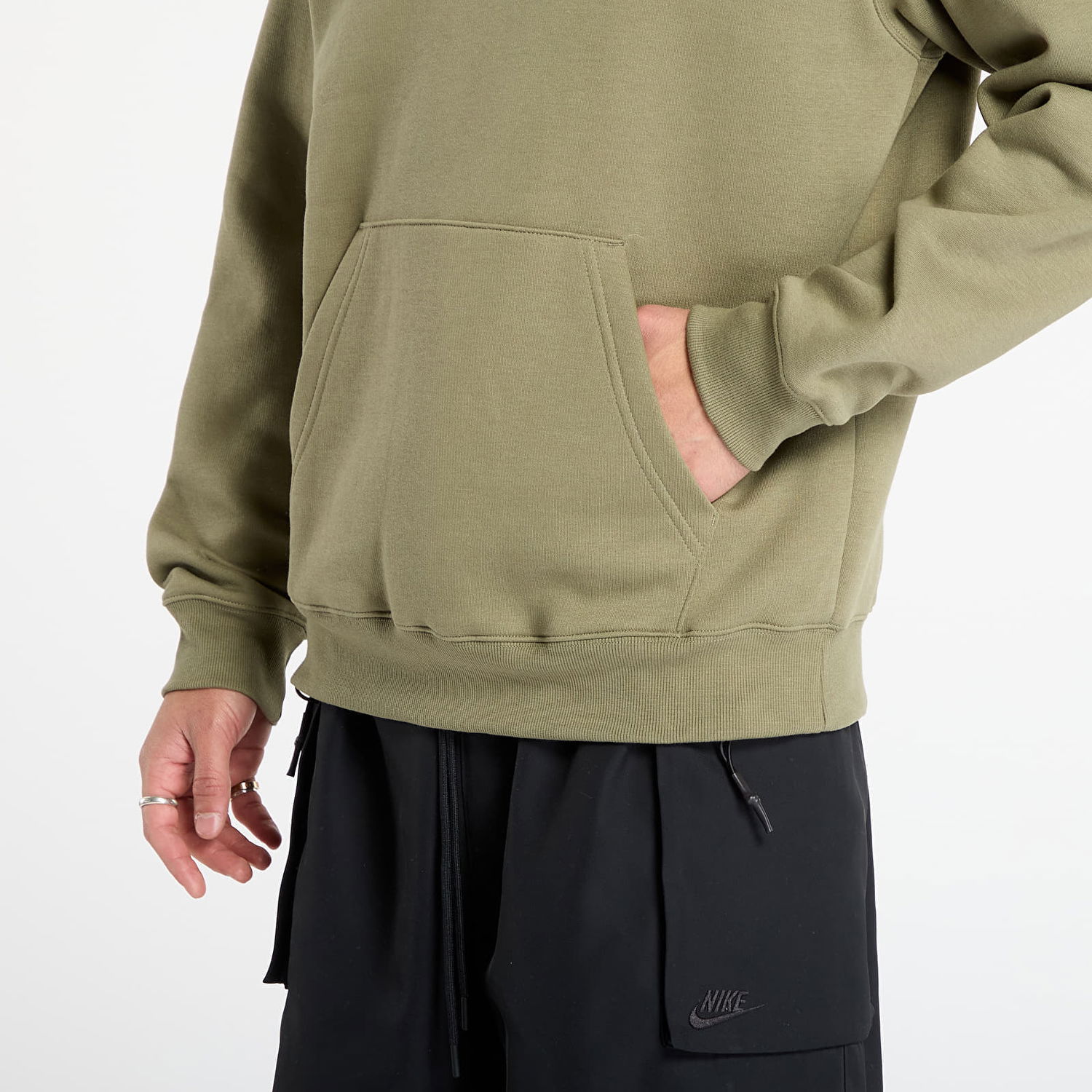 Mikina New Balance Athletics Hoodie Zelené | NBMT53528DEK, 1