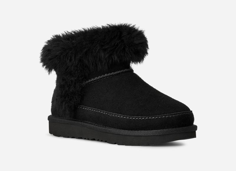 Tenisky a topánky UGG Classic Ultra Mini Chalet Boot Čierna | 1175950K-BLK, 1