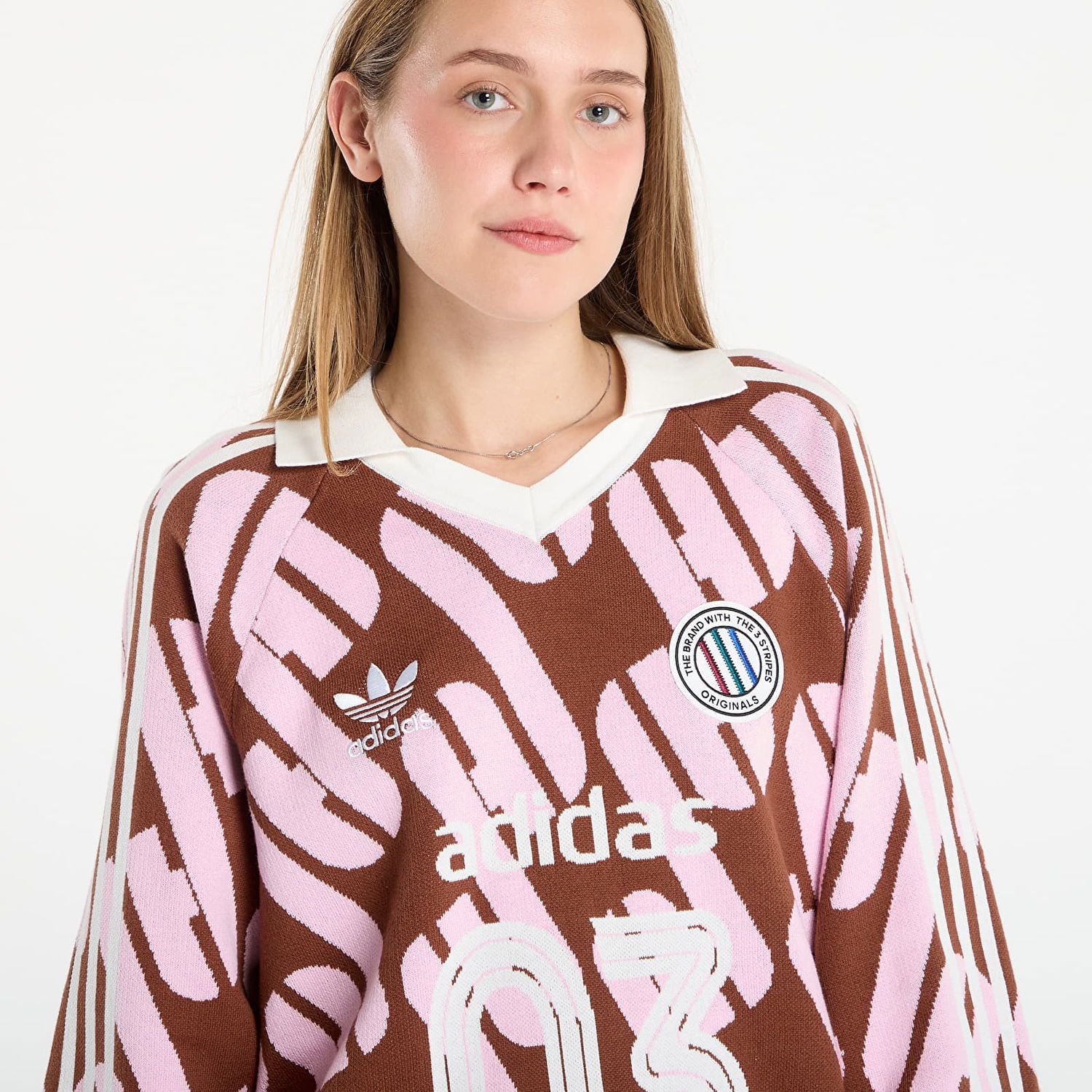 Dres adidas Performance Adicolor Blokecore Knit Jersey Hnedá | KQ5084, 1