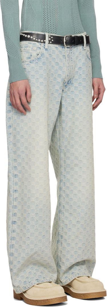 Džínsy MISBHV MISBHV Monogram Ocean Washed Jeans 33 Modrá | 250M316, 4