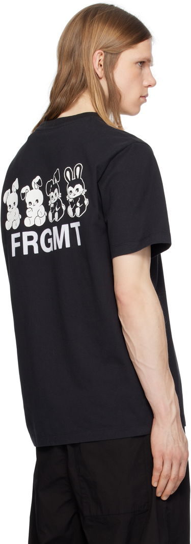 Tričko Moncler Moncler Genius x FRGMT Hiroshi Fujiwara Cartoon Logo T-Shirt Čierna | K109U8C00004M3265, 2