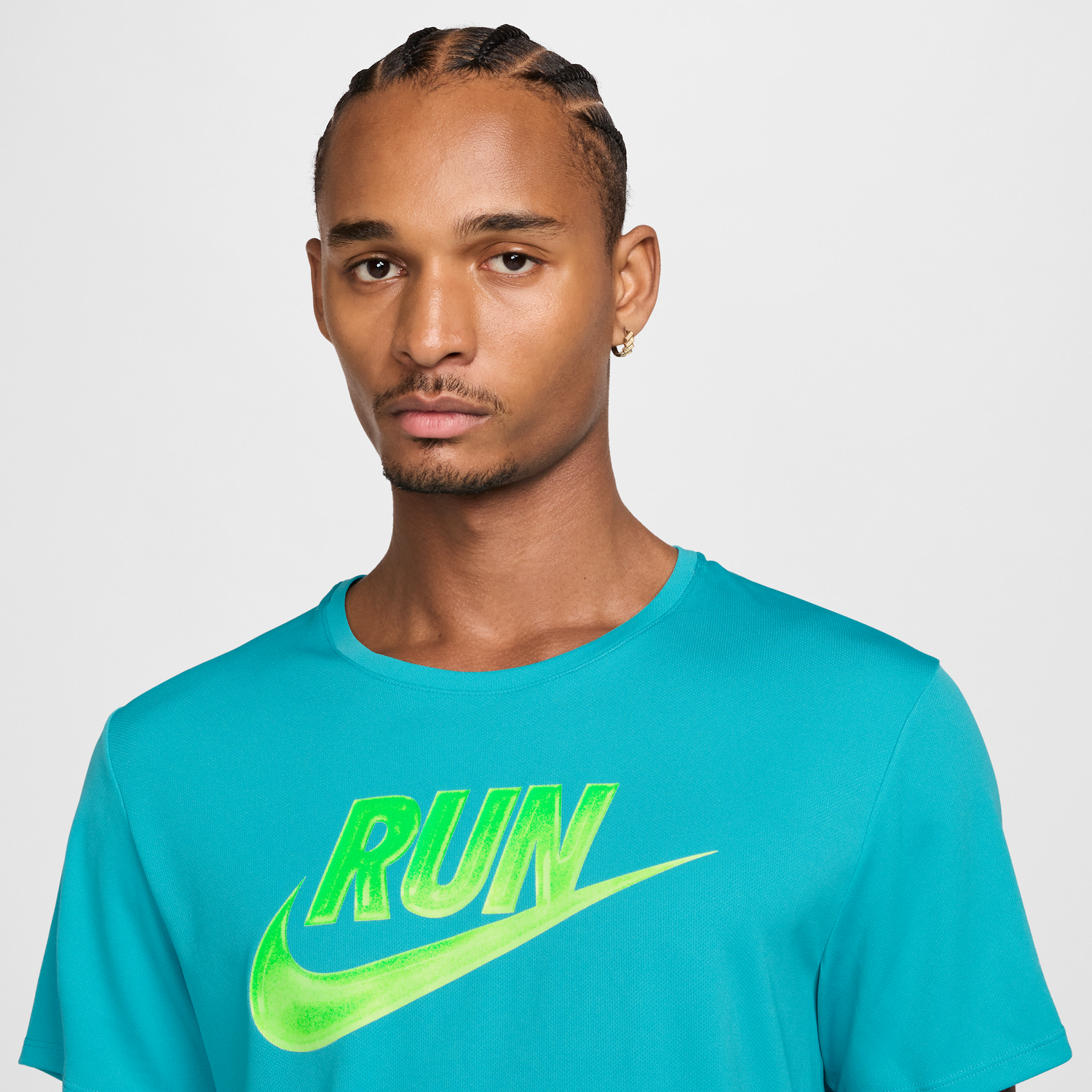 Tričko Nike Dri-FIT Miler Run Energy Short-Sleeve Running T-Shirt Tyrkysová | HJ3564-345, 1