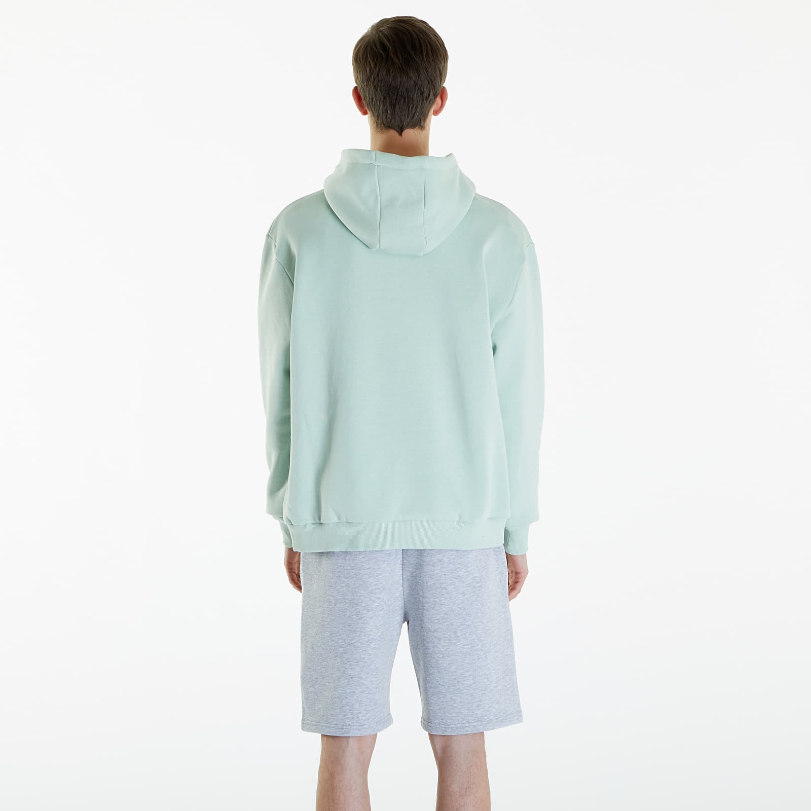 Small Signature Essential Hoodie Green