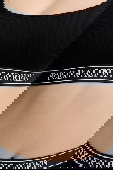 Podprsenka Polo by Ralph Lauren Polo Ralph Lauren Seamless Bra Čierna | 4P0477, 3