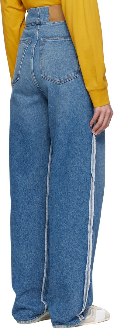 Džínsy Maison Margiela MM6 Maison Margiela Raw Edge Jeans Modrá | S52LA0263 M30018, 2