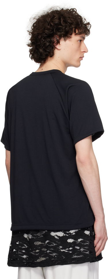 Tričko Comme des Garçons Comme des Garçons Homme Plus Pocket Jersey T-Shirt with Lace Trim Čierna | PO-T017-051, 2