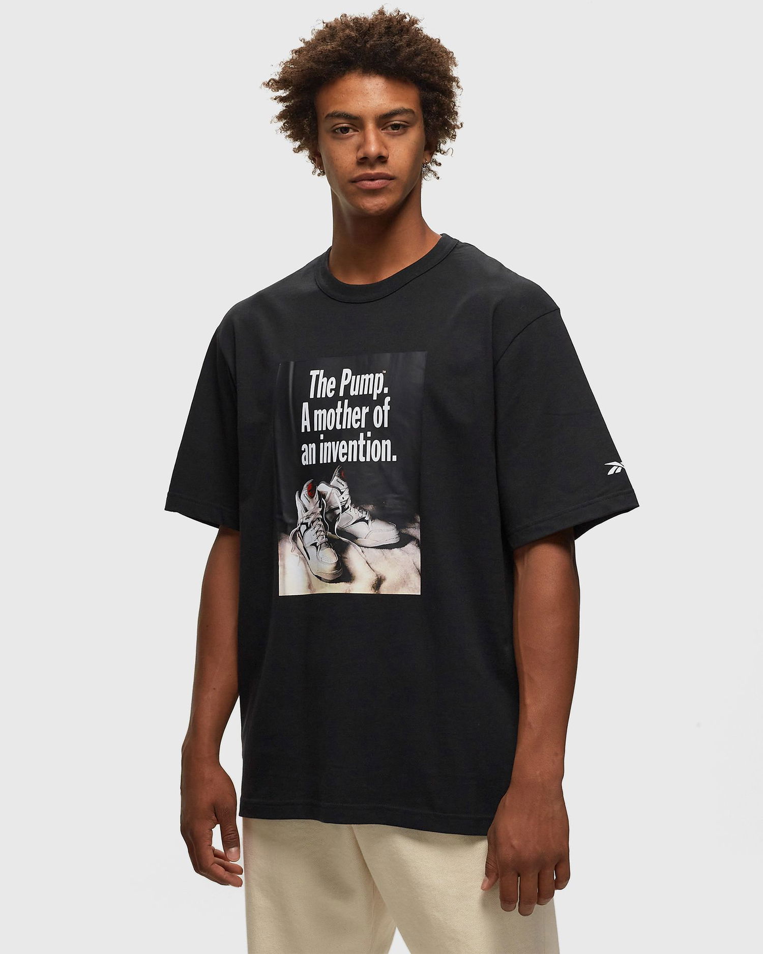 Tričko Reebok BB PUMP GRAPHIC TEE Čierna | 100068513, 1
