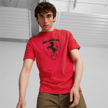 Tričko Puma Race Tonal Big Shield Tee Červená | 620951-02, 0