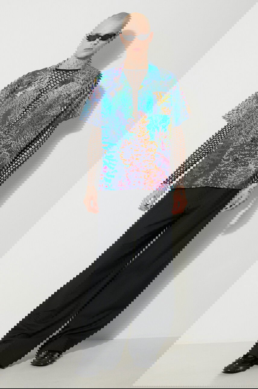 Košeľa BILLIONAIRE BOYS CLUB Willderness Relaxed Printed Camp Collar Shirt Rôznofarebný | B23425, 1