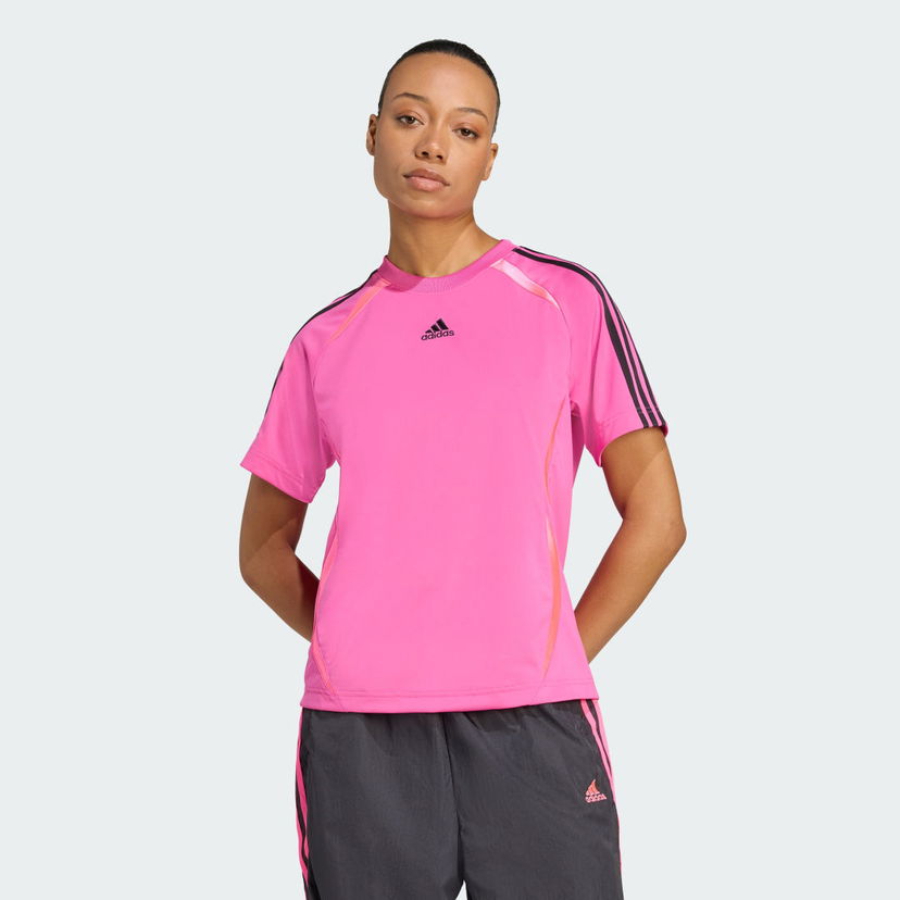 Tričko adidas Performance Adicolor Teamgeist Loose Fit T-Shirt Ružová | JZ8271