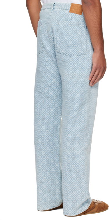 Džínsy Casablanca Casablanca Relaxed Monogram Jeans Modrá | MPF25-TR-331-01, 2