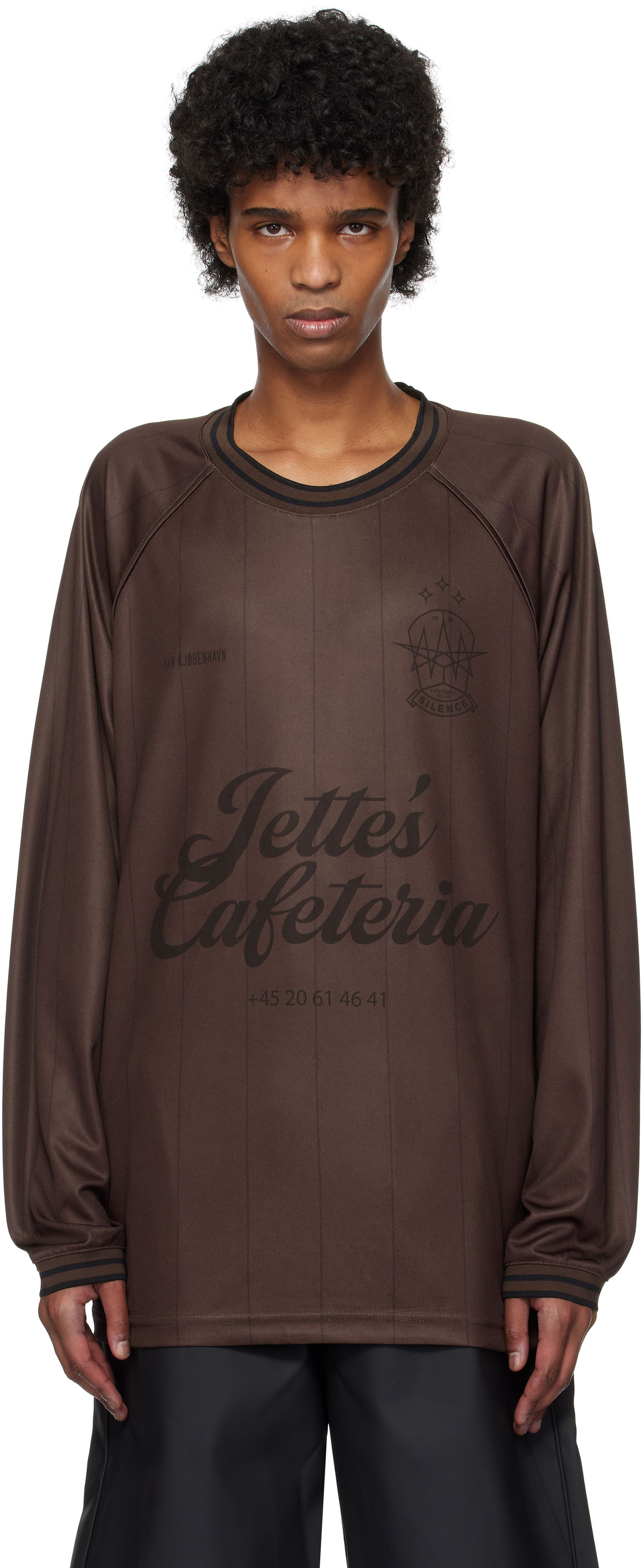 Dres Han Kjøbenhavn Han Kjobenhavn Logo Football Long Sleeve T-Shirt Hnedá | M-134406, 0