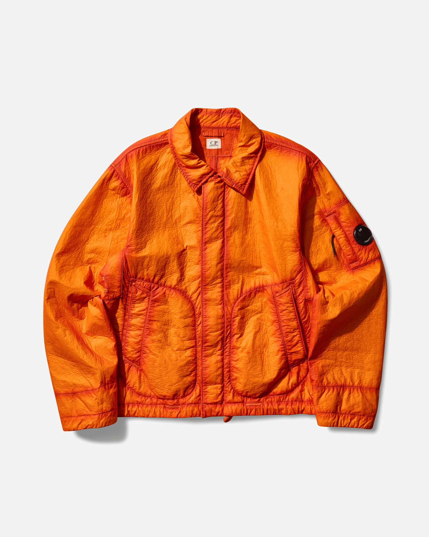 Bunda C.P. Company Bi-Film Feltro Jacket Oranžová | 19CMOW221A-110403G 434, 1