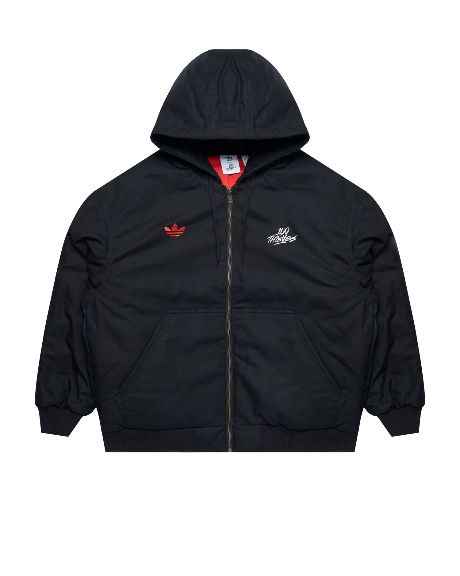 Mikina adidas Originals 100 Thieves x Black Hooded Jacket Čierna | JP0817, 0