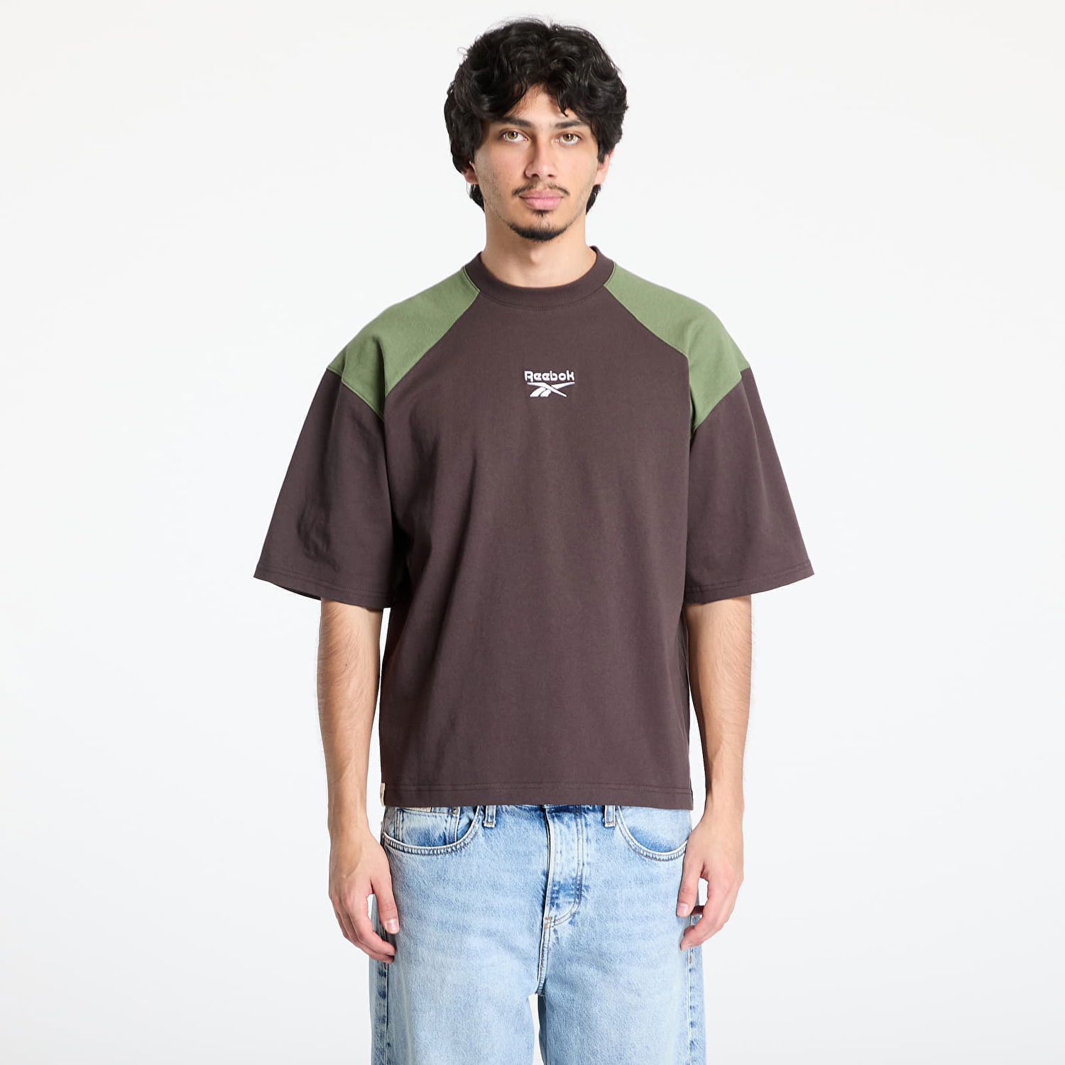 Tričko Reebok Cotton Shortsleeve T-Shirt Hnedá | RMAA00GC99JER0016054, 0
