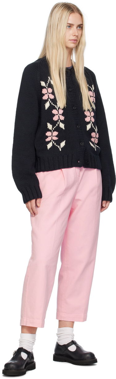 Nohavice YMC Market Pleated Trousers Ružová | Q4WMB, 3