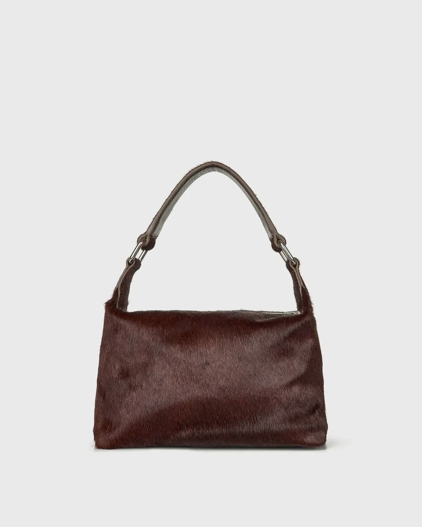 Taška cez rameno Samsoe Samsoe SALYLO S Mini Shoulder Bag Hnedá | F25100105-CLR000332
