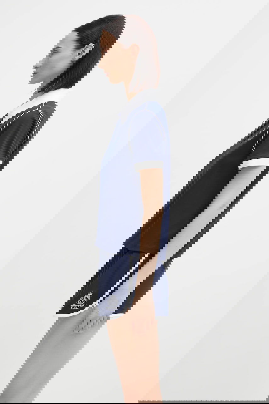 Súprava Sporty & Rich Crown 70S Pique Polo Shirt and Shorts Set Navy | TO057621304BL107, 1