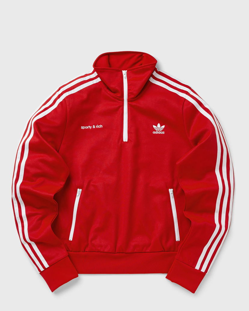 Mikina adidas Originals Sporty&Rich x Track Top Červená | JD3766