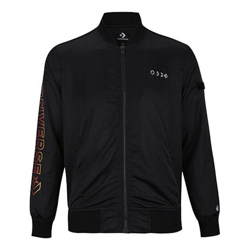 Bomber bunda Converse Stand Collar Baseball Jacket Čierna | 10007769-A01, 0