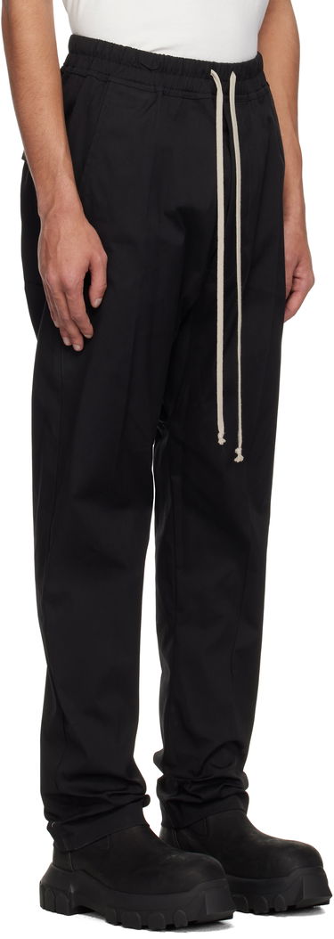 Nohavice Rick Owens Rick Owens Hollywood Drawstring Long Trousers Čierna | RR01E5380 TE, 1
