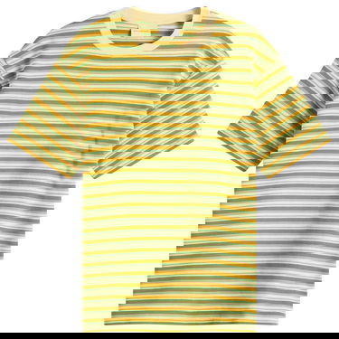 Tričko Drôle de Monsieur Drôle de Monsieur Striped T-Shirt, Size Large Žltá | G-TS245-CO203-MS, 0