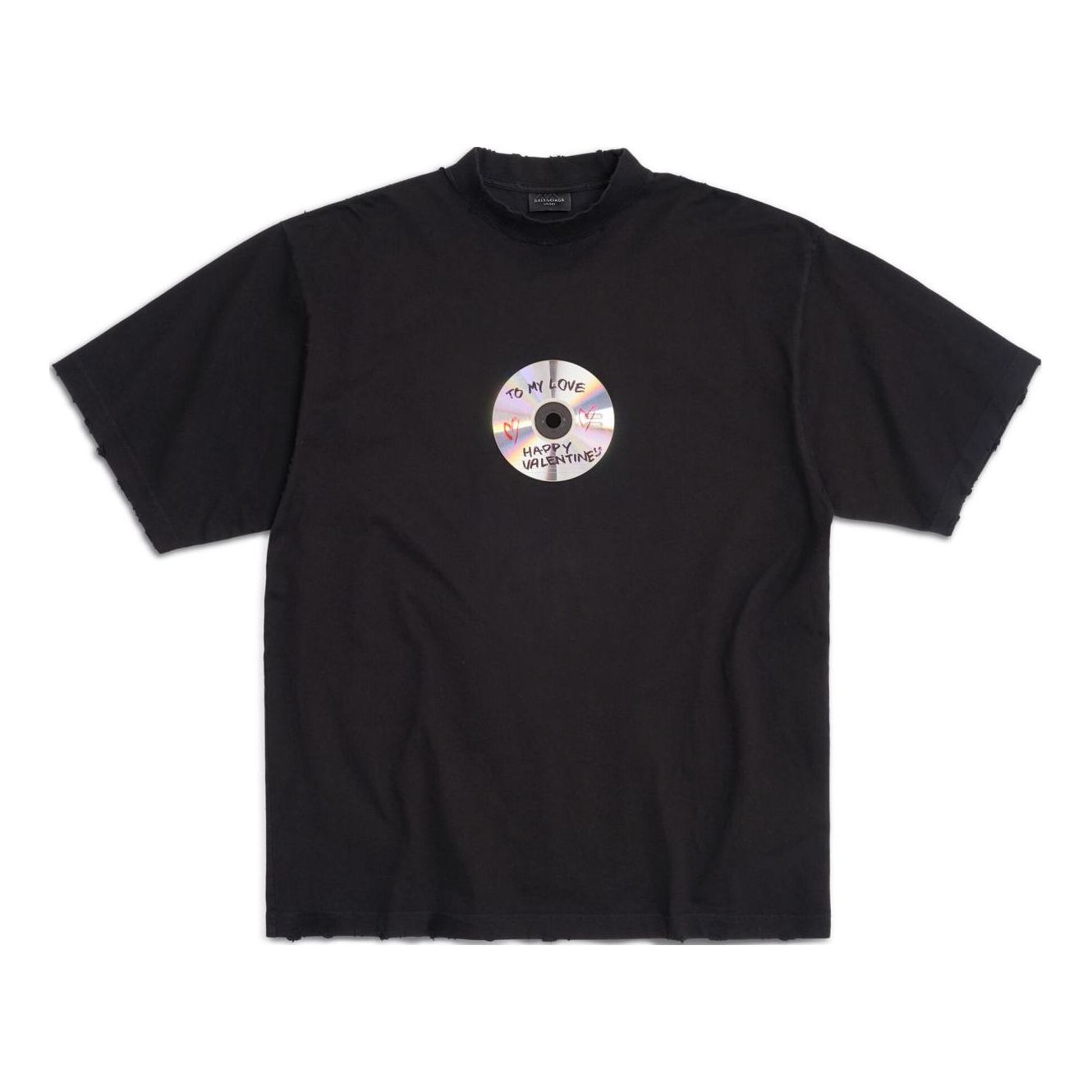 Tričko Balenciaga To My Love Graphic T-Shirt Čierna | 764235TQVE41055, 0