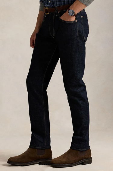 Džínsy Polo by Ralph Lauren Slim Fit Checked Shirt Modrá | 710956088, 2
