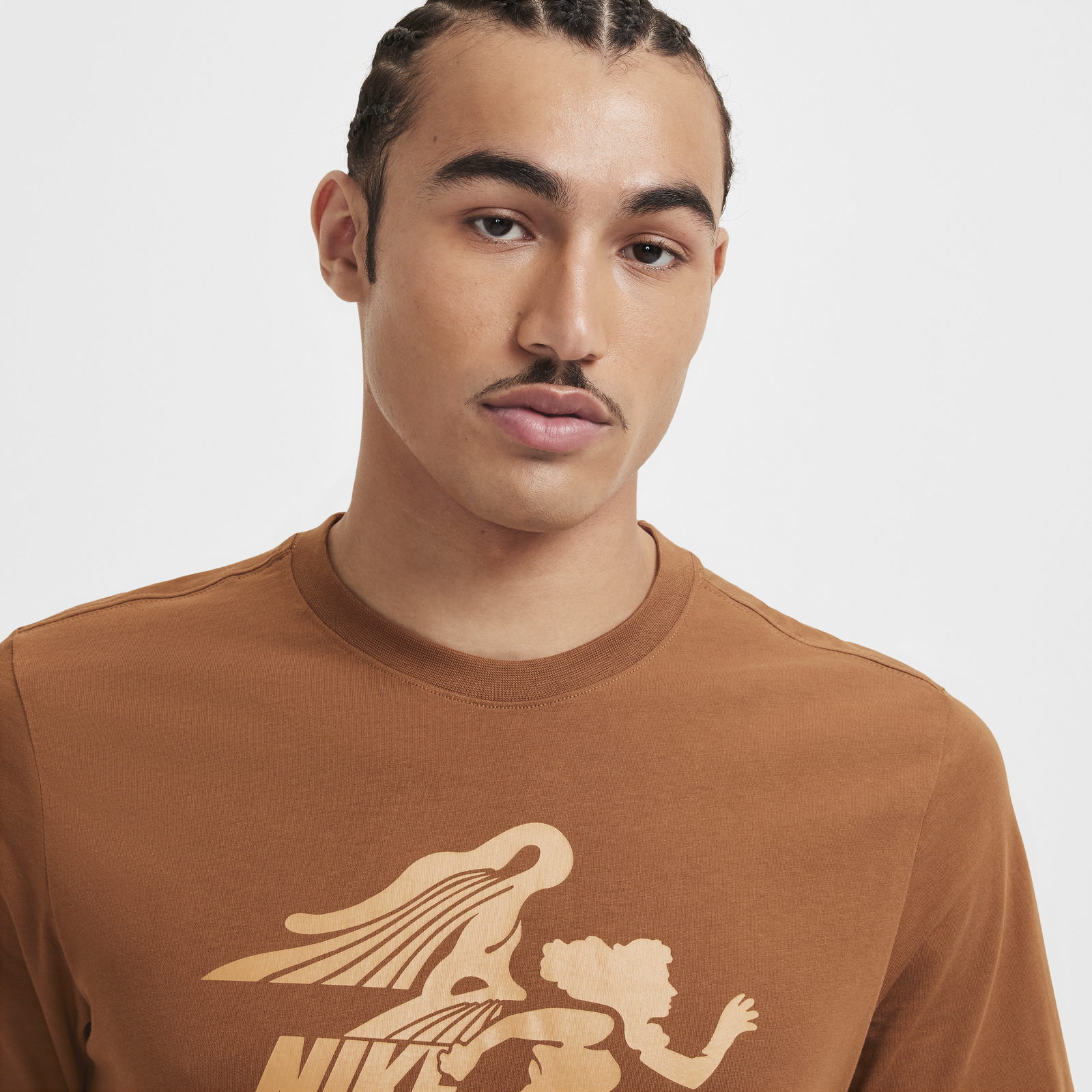T-Shirt Print Brown