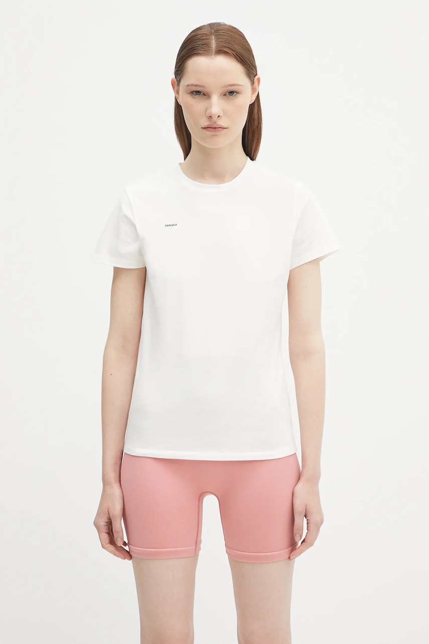 Tričko PANGAIA Pangaia Cotton-Stretch T-Shirt Biela | 10002430, 0