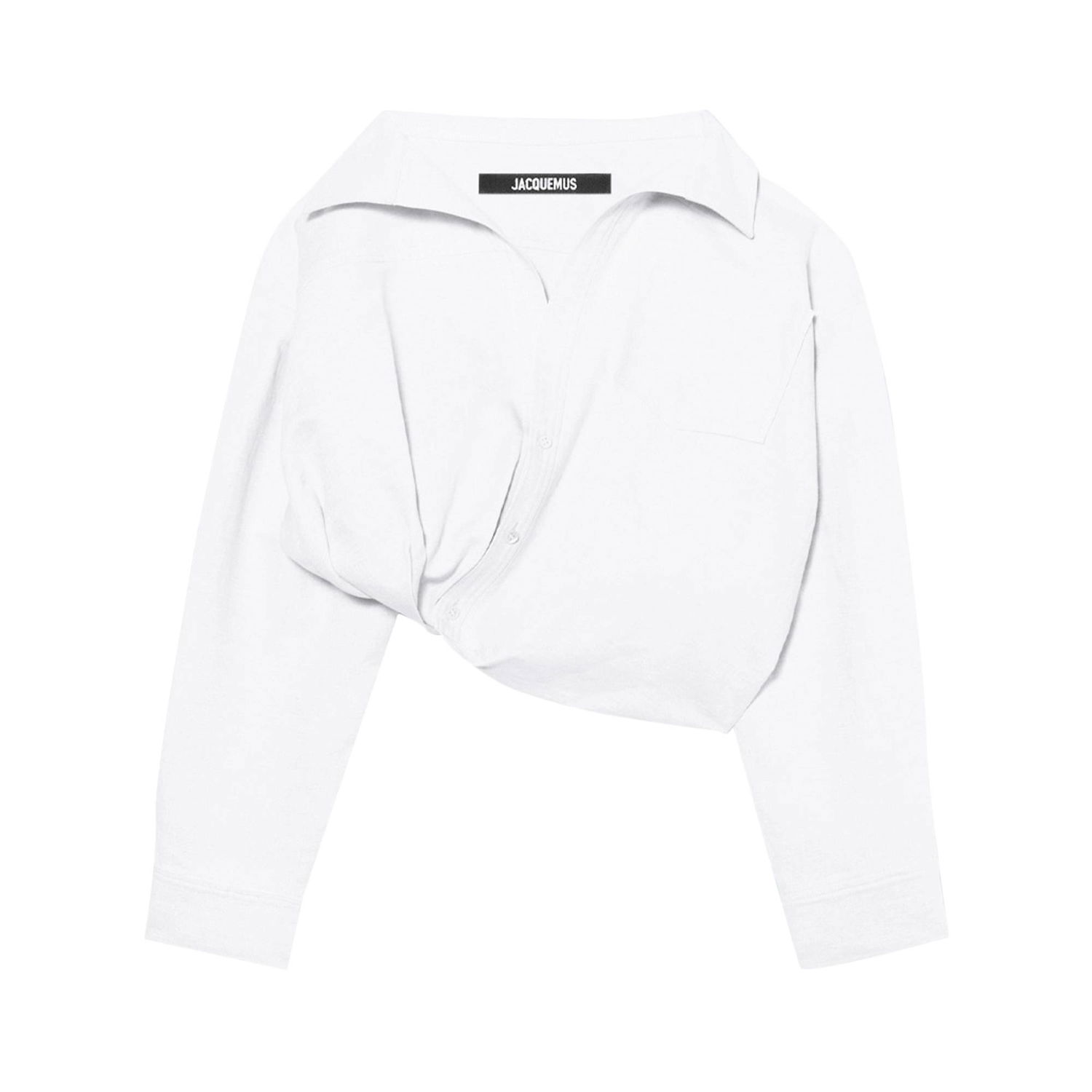 Košeľa Jacquemus La Chemise Mejean Shirt Biela | 213SH101 1012 100, 1