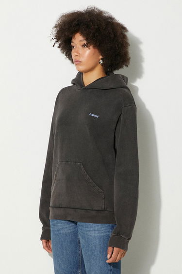 Mikina Coperni Washed Horn Hoodie Čierna | COPJS15BIS523W, 3