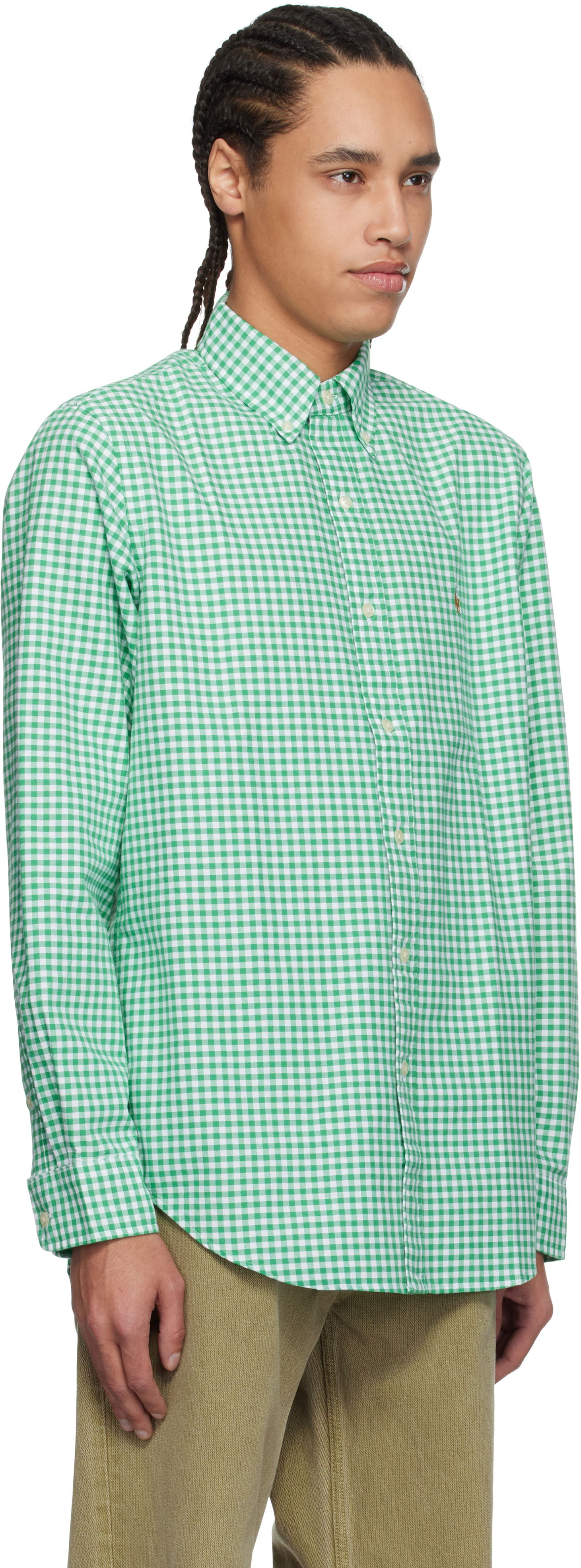Košeľa Polo by Ralph Lauren Ralph Lauren Classic Fit Gingham Oxford Shirt Zelené | 710813021022, 1