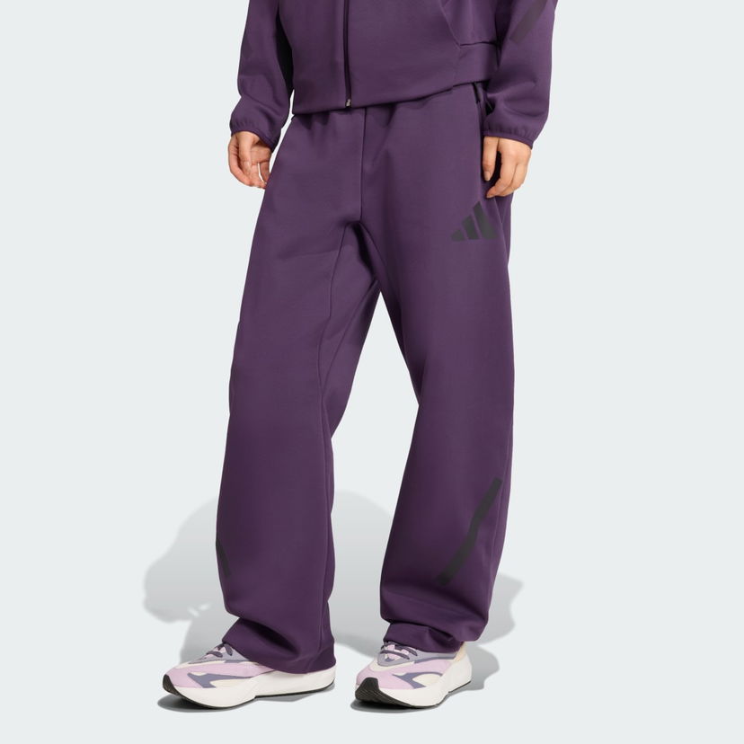 Nohavice adidas Performance Z.N.E. Barrel Pants Fialová | KB9441