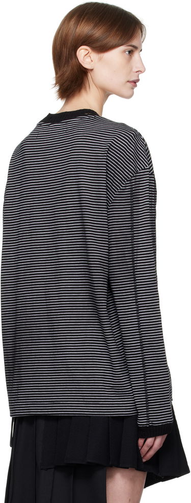Sveter Andersson Bell Andersson Bell Kurt Striped Long Sleeve T-Shirt Čierna | atb1247m, 2