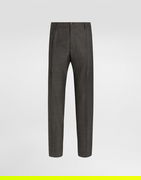 Pleated Wool Trousers