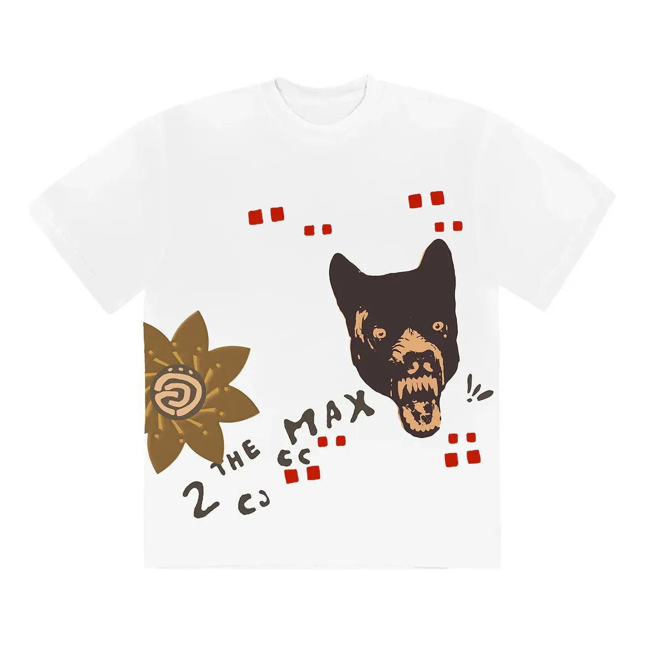 Tričko Cactus Jack by Travis Scott Travis Scott Cactus Jack Wolf Graphic T-Shirt Biela | CJAM-SS03_M, 0