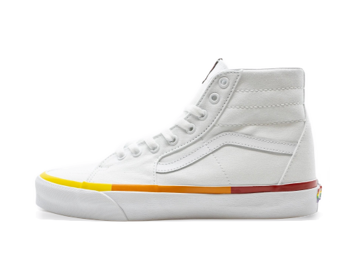 Skateboarding Vans Rainbow Foxing Sk8-hi Tapered Biela | VN0A4U16MWF
