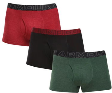 Boxerky Under Armour 3 Pack Performance Cotton Boxer Briefs 3 Inch Zelené | 1383891-302, 1
